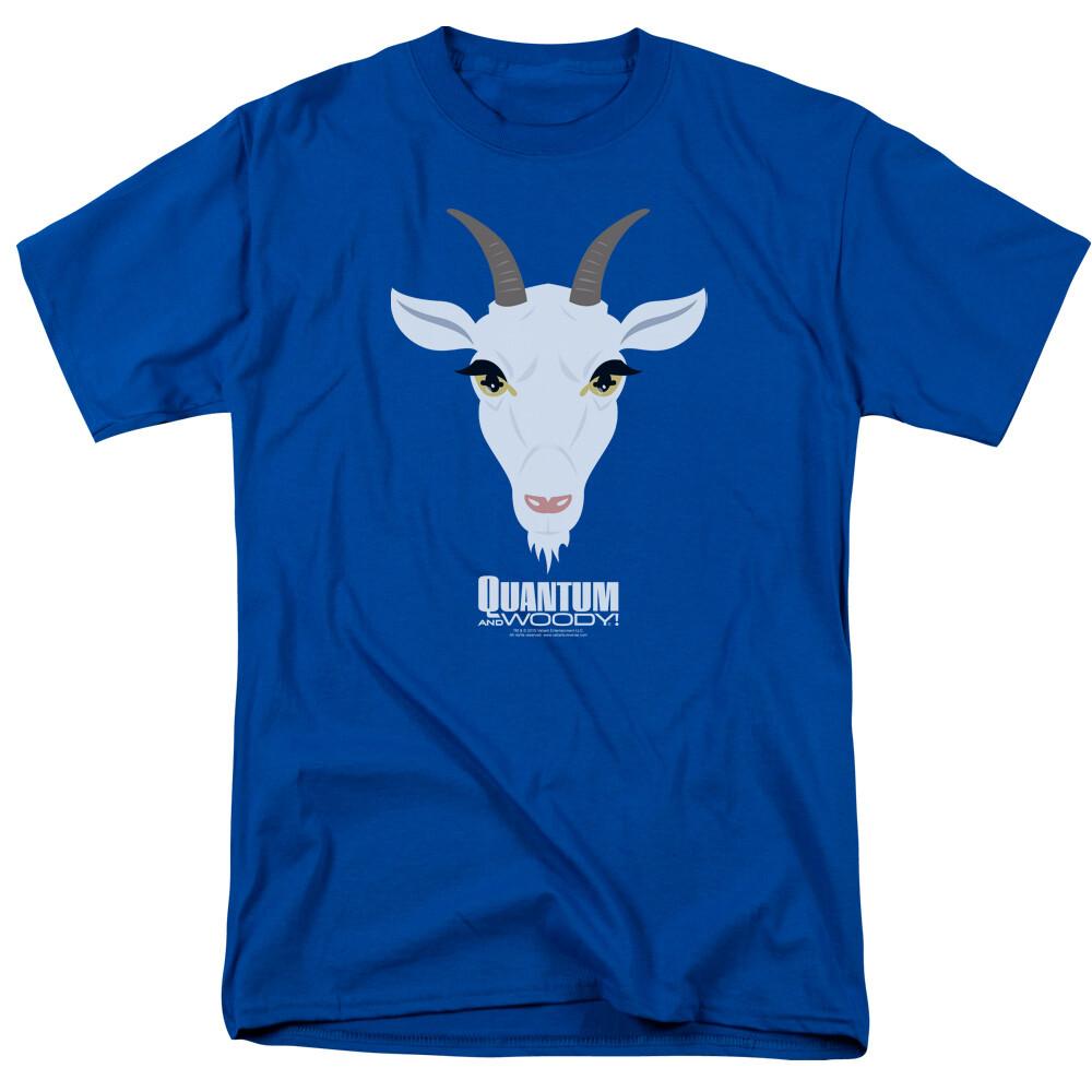 Quantum and Woody Goat Head T Shirt Mens Licensed Valiant Comics Tee Royal Blue M