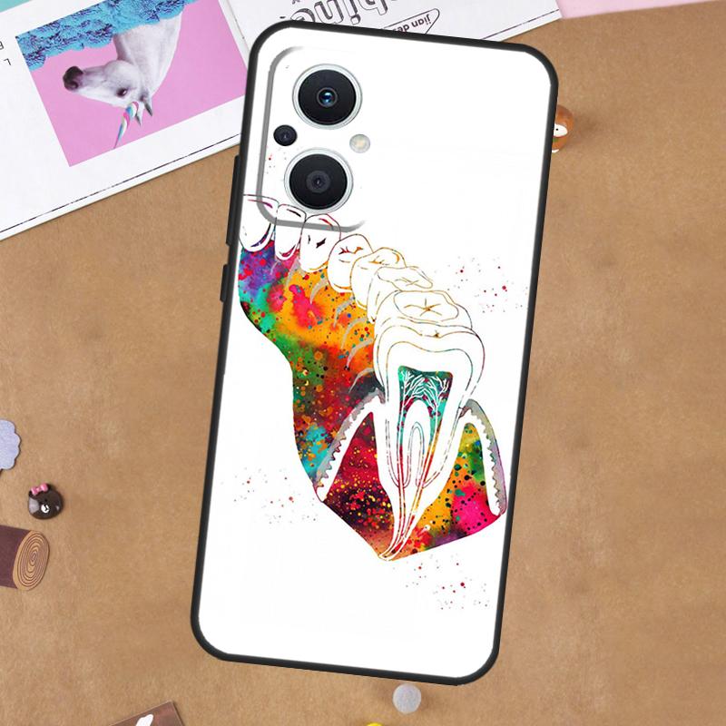 The Dentist Tooth Case For OPPO Reno 4Z 5Z 8T 10 11 Pro 11F 5 6 7 8 Lite OPPO Find X5 X6 Pro X2 X3 Neo Cover