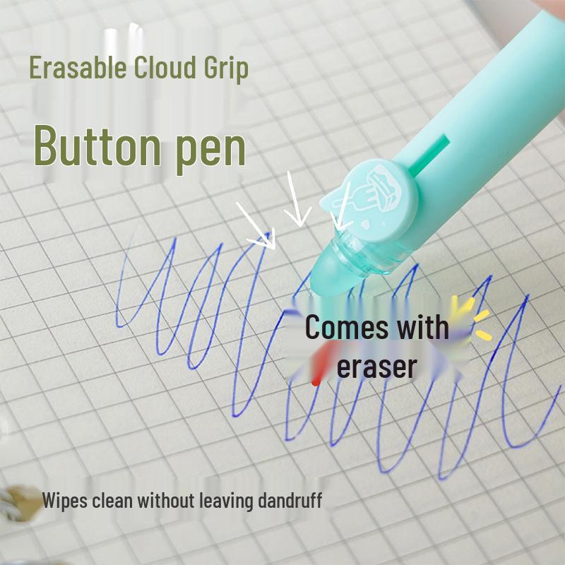 Yimulin Cute Coffee Bear Erasable Neutral Exam Pen