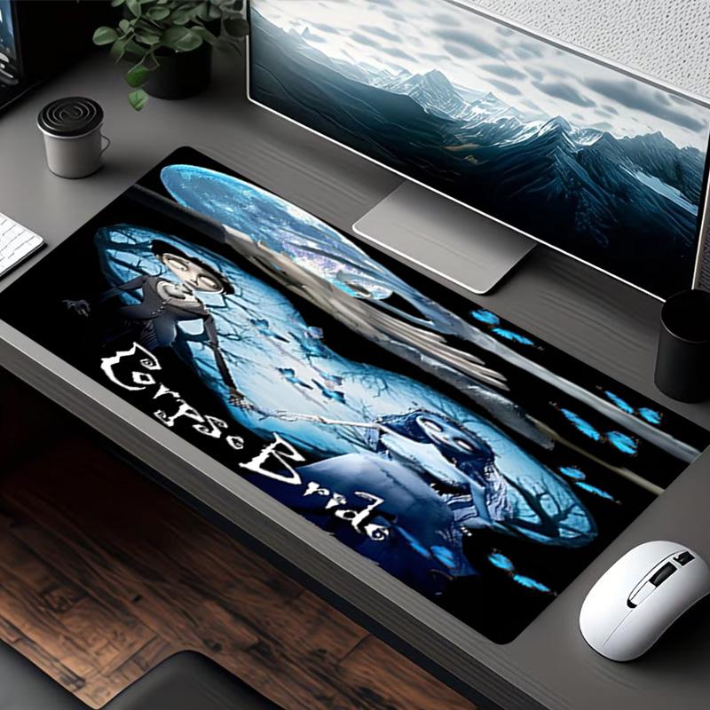 Corpse Bride Print Mouse Pad, for Keyboard Pad Laptop PC Mat for Office Home Use, Desk Decor, Perfect Birthday Gift for Gamers