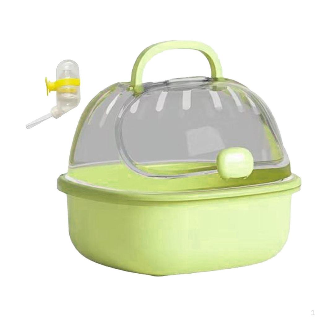 Hamster Carrier Bag, Small Animal Transparent, Breathable, Travel Bag for Mouse,