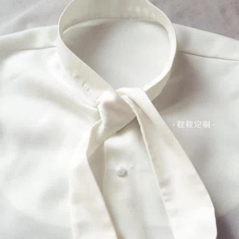 Bow Tie Fake Collar Elegant Versatile Shirt Black White Multi-color Collars Cute and Sweet Collars for Women