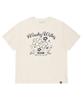 WACKY WILLY Women'S Big Lily Vintage Short Sleeve T-Shirt Cream