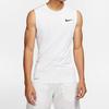 Nike Tank Tops Men's White Crew Neck Moderate Straight Fit BV5601-100