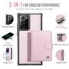 For Samsung Galaxy Note20 Ultra Case JEEHOOD J09 RFID Blocking Card Holder Leather Back Phone Cover Magnetic Case