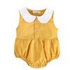 Summer Cotton Baby Bodysuit Newborn Cute Plaid Clothing for Baby Girls Sleeveless Princess Toddler Infant Bodysuits