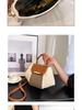 Color Block Handheld Bag for Women - Spring/Summer 2025: Versatile High-End Small Square Shoulder Bag with Niche Design.