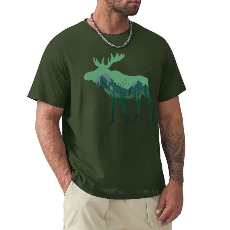 moose lovermoose gift animal moose nature in alaska elk TShirt aesthetic clothes korean fashion mens clothes