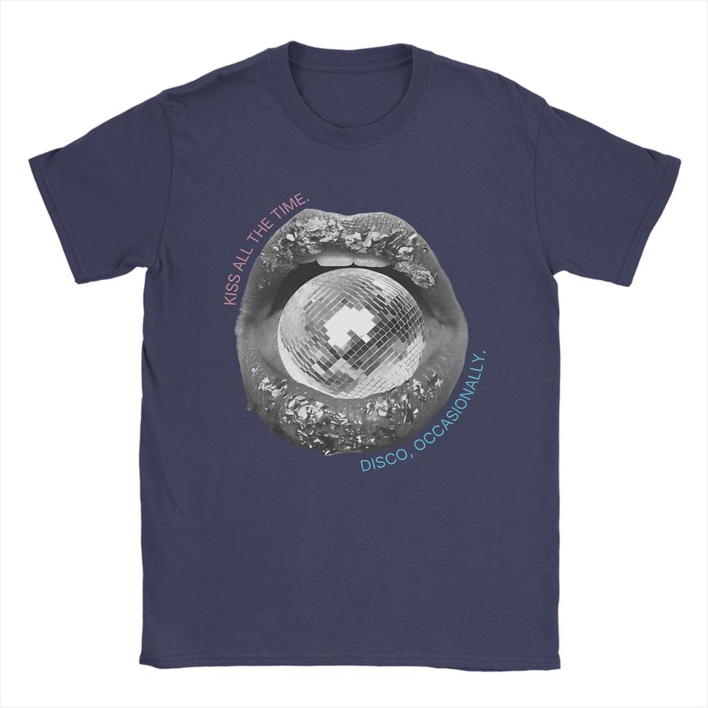 Kiss All The Time Disco Occasionally 2026 Unisex T Shirt Casual Tees Short Sleeve Round Neck TShirt 100 Cotton Graphic Tops