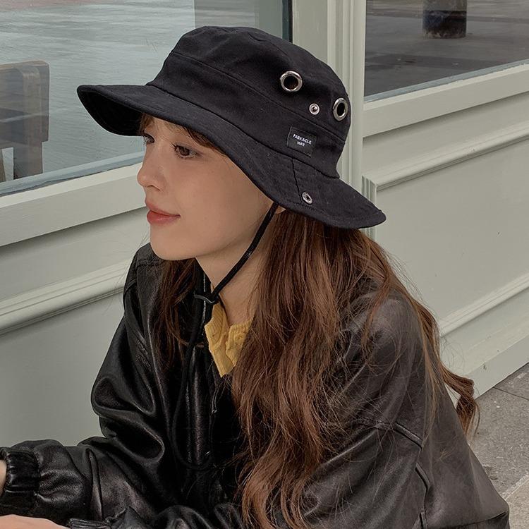 Drawstring Western Cowboy Hat Fisherman Hat Men and Women Spring and Summer Breathable Sunscreen Outdoor Mountaineering Fishing Hat