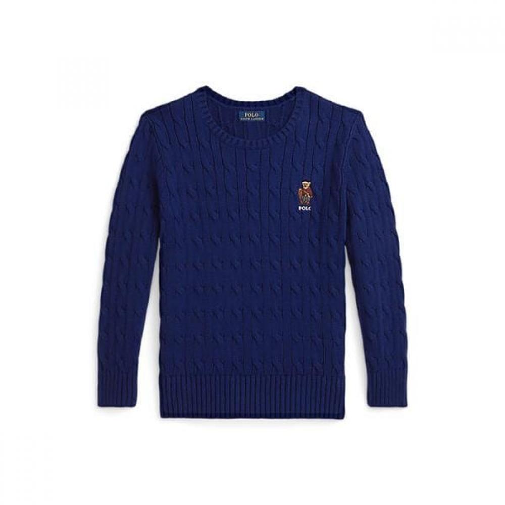 Polo Kids Boys 2 7years Polo Bear Cable Knit Cotton Sweater 2