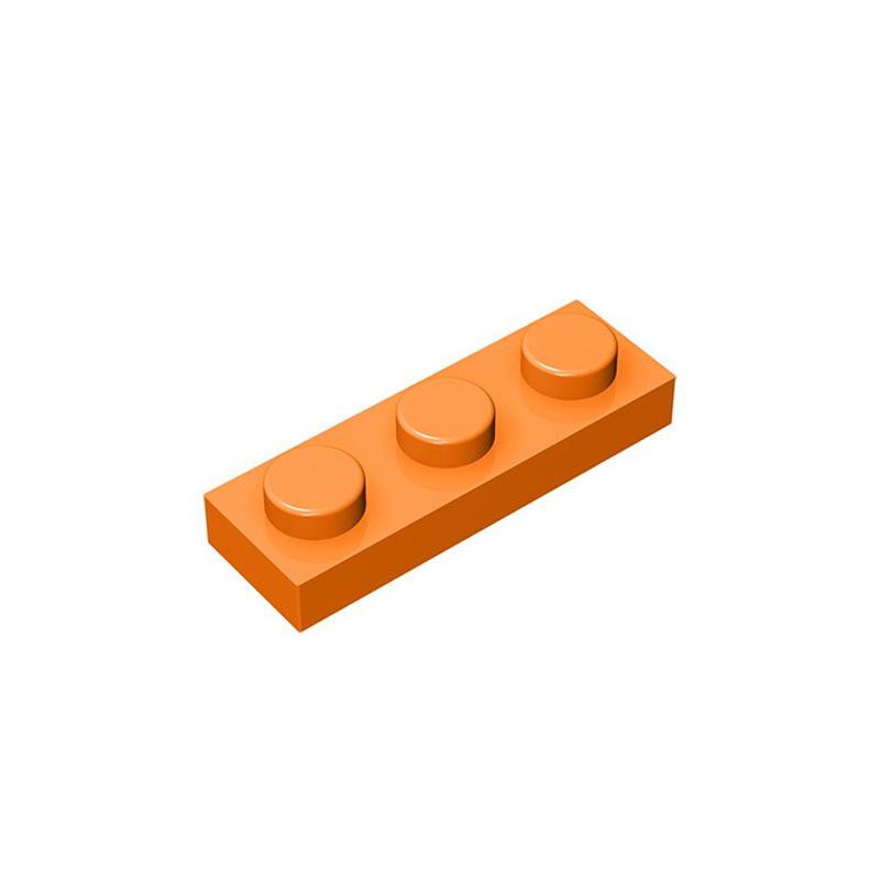 60pcs/lot MOC Bricks Plate 1x3 Compatible With 3623 Children's Toys DIY Building Block Particles Plate Technical Toy