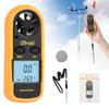 OTraki GM816 Handheld Anemometer with Japanese Instruction Digital Wind Temperature Easy Data Hold High Suitable for Outdoor and Weather Observation
