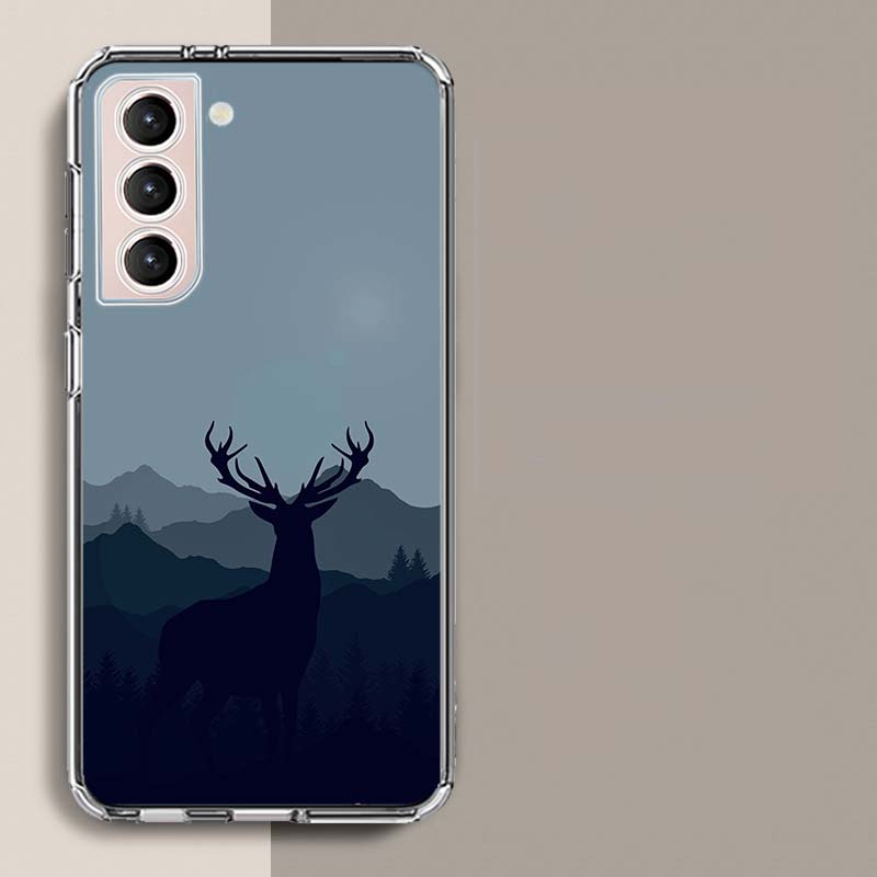 Deer Hunting Camo Phone Case For Galaxy A14 A24 A34 A54 Samsung A02S A12 A22 A32 A42 A52 A72 A13 A33 A53 5G A03 A03S A23 A73 A20