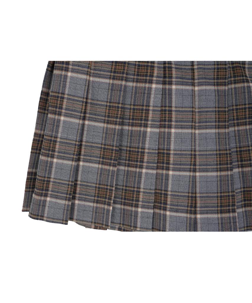 High School Disco School Pleated Check Skirt