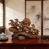 Traditionelles Chinesisches Tierkreiszeichen Pferd Ornament Harz Pferdefiguren Haus Wohnzimmer TV-Schrank Büro Reichtum Glück Feng Shui Dekoration