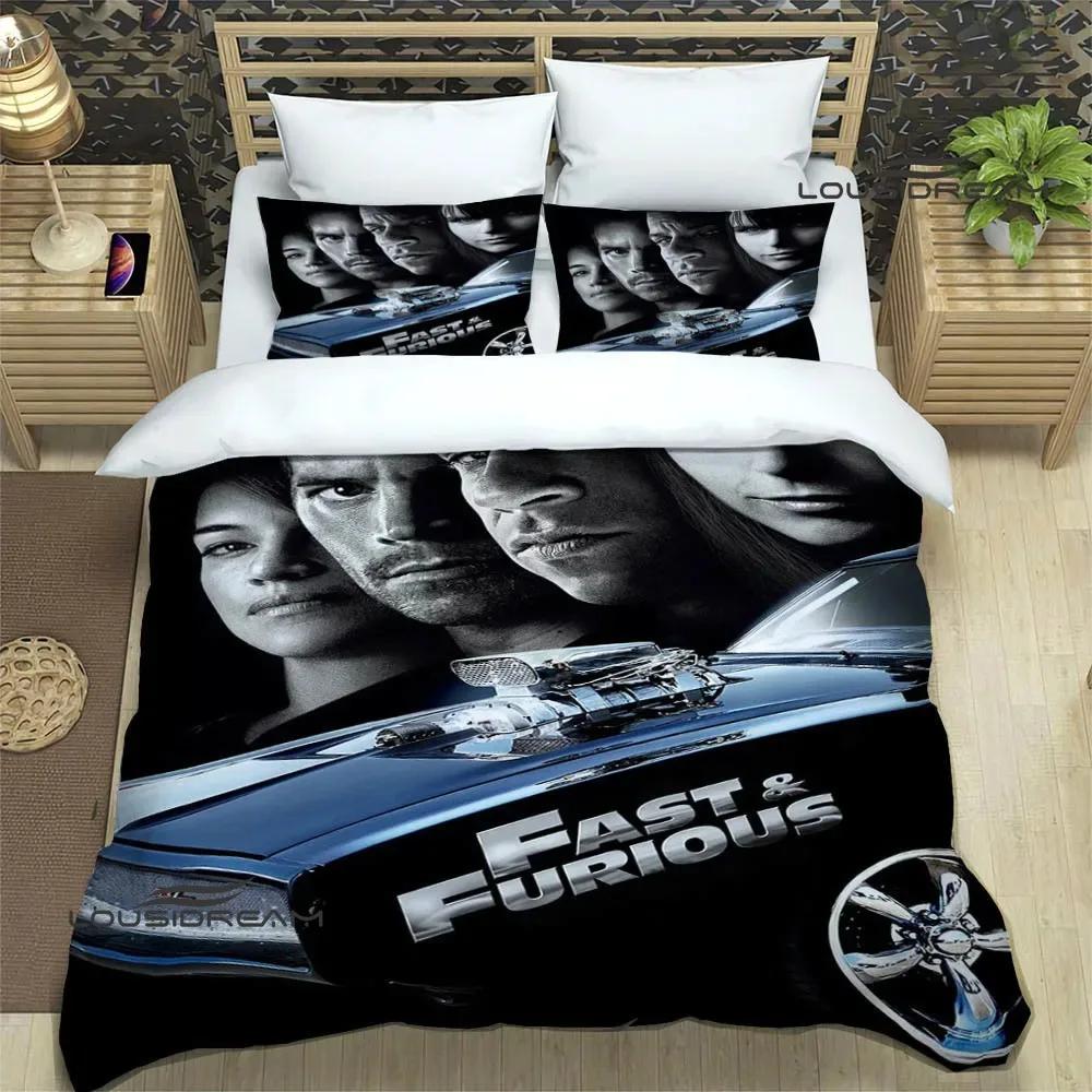 

Comforter Fast & Furious Printed Bedding Sets Exquisite Bed Supplies Set Bed Comforter Set Bedding Set Luxury Birthday Gift Comforter (quilt)-EU Single(135*200cm)3pcs
