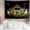 MAN LKW Wandteppich für Schlafzimmer Ästhetische Klassenzimmer Wandteppiche Wandbehang für Wohnzimmer Studentenwohnheim Büro, Ideales Kreatives Geschenk