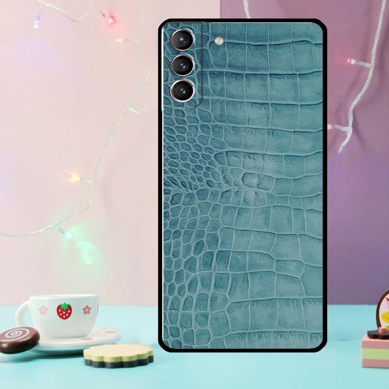 

Crocodile Pattern Print Phone Case For Samsung Galaxy S25 Ultra S20 S21 S22 S23 S24 Plus S9 S10 S24 FE S25 FE Cover Galaxy S24 Plus