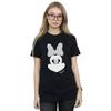 Disney Womens/Ladies Minnie Mouse Mirror Illusion Cotton Boyfriend T-Shirt