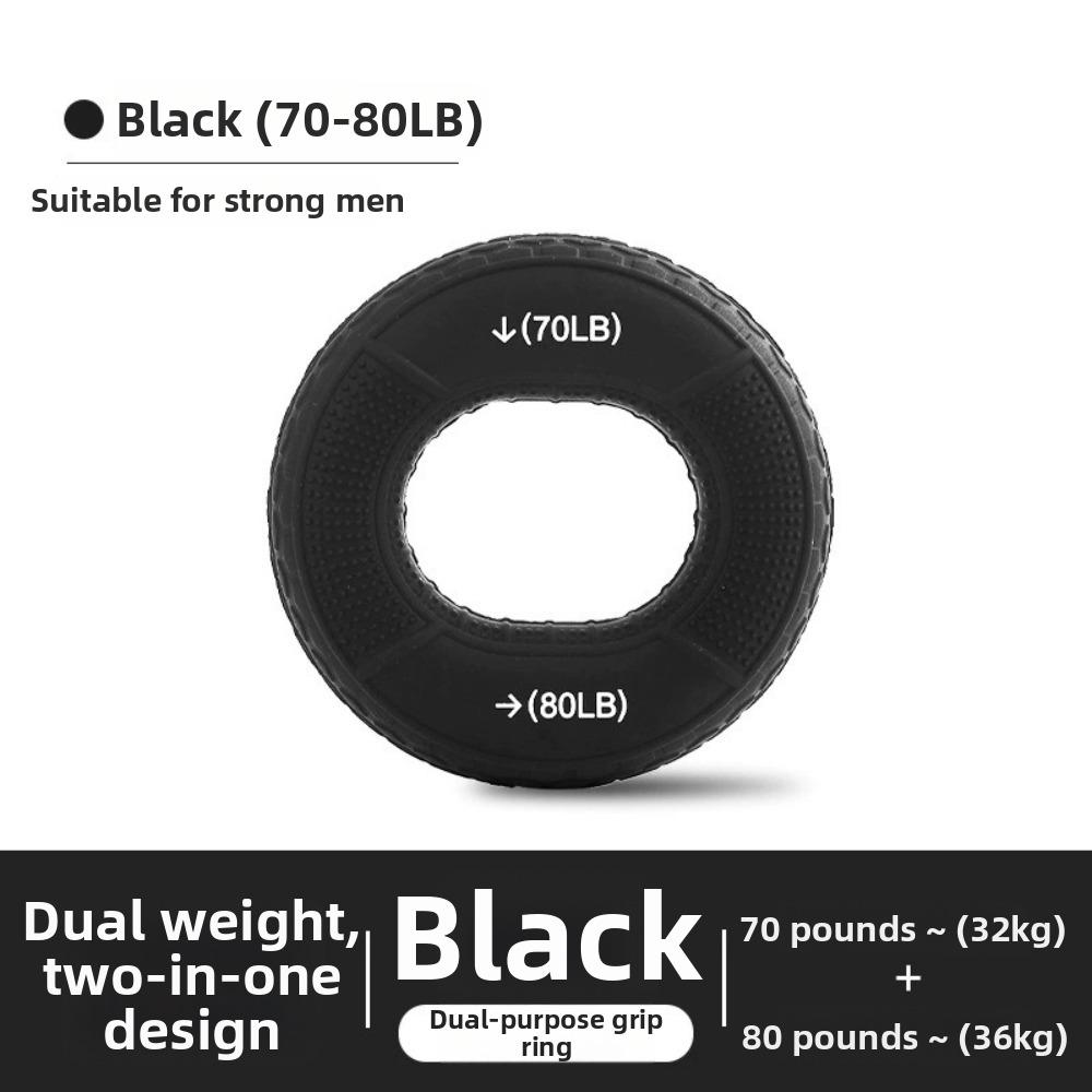 Finger Grip Circle Silicone Finger Grip Double Strength Training Ring Hand Strengthener For Adults