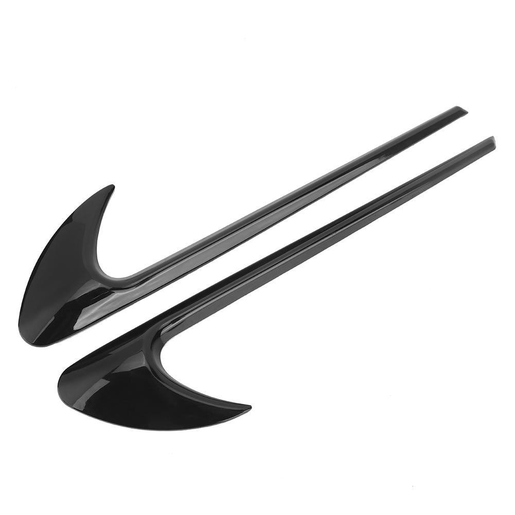 

2Pcs Hook Shape Car Exterior Sticker Decorative Accessory Universal Fit for Benz