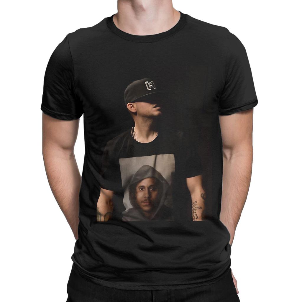 Calle 13 Monochrome Side Profile Classic Funny Graphic 100% Cotton T-Shirt Tops Tees For Men