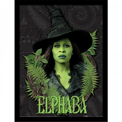Wicked Elphaba Leaves Framed Poster