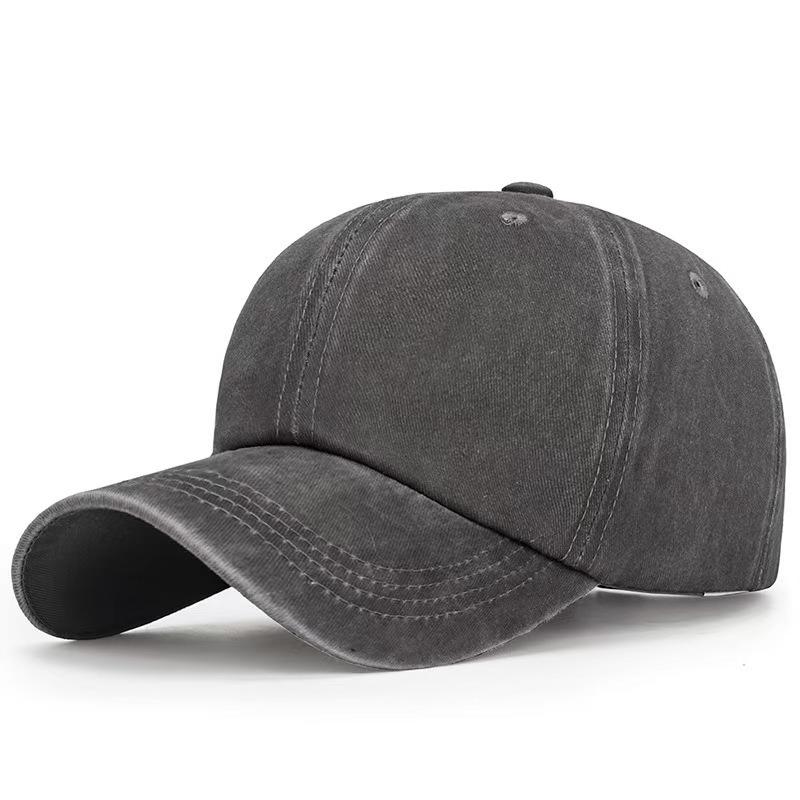 Washed Cotton Men Women SnapbackHat Vintage Hip Hop Caps Solid Color Dad Hat BoneCasquette Outdoor Casual Sport Baseball Cap