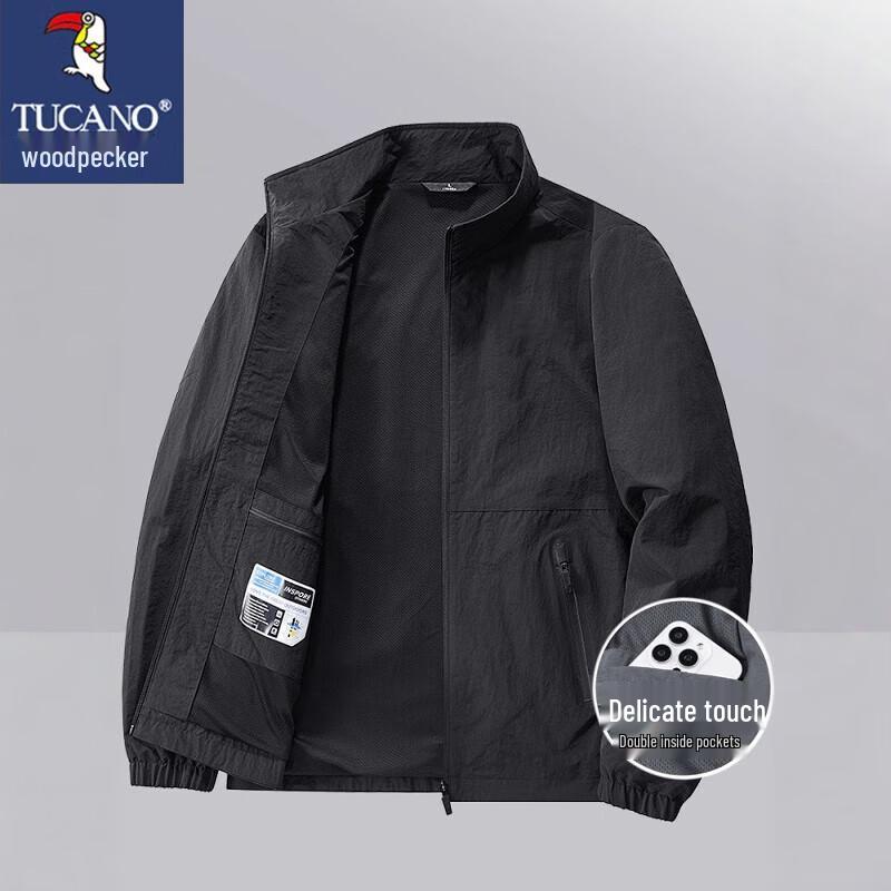 TUCANO Men's Stand Collar Breathable Casual Jacket