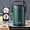 Winter Stainless Steel Insulated Multi-layer Lunch Box - Portable, Large Capacity, Keeps Food Hot for 24 Hours, Perfect for Home or Office.
