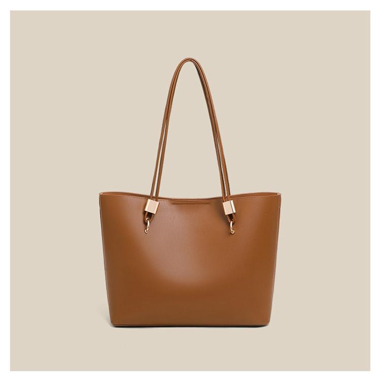 Bag, Women's Bag, Large Capacity Tote Bag, Versatile Commuting Bag, High-end Feeling, College Student Class Shoulder Bag