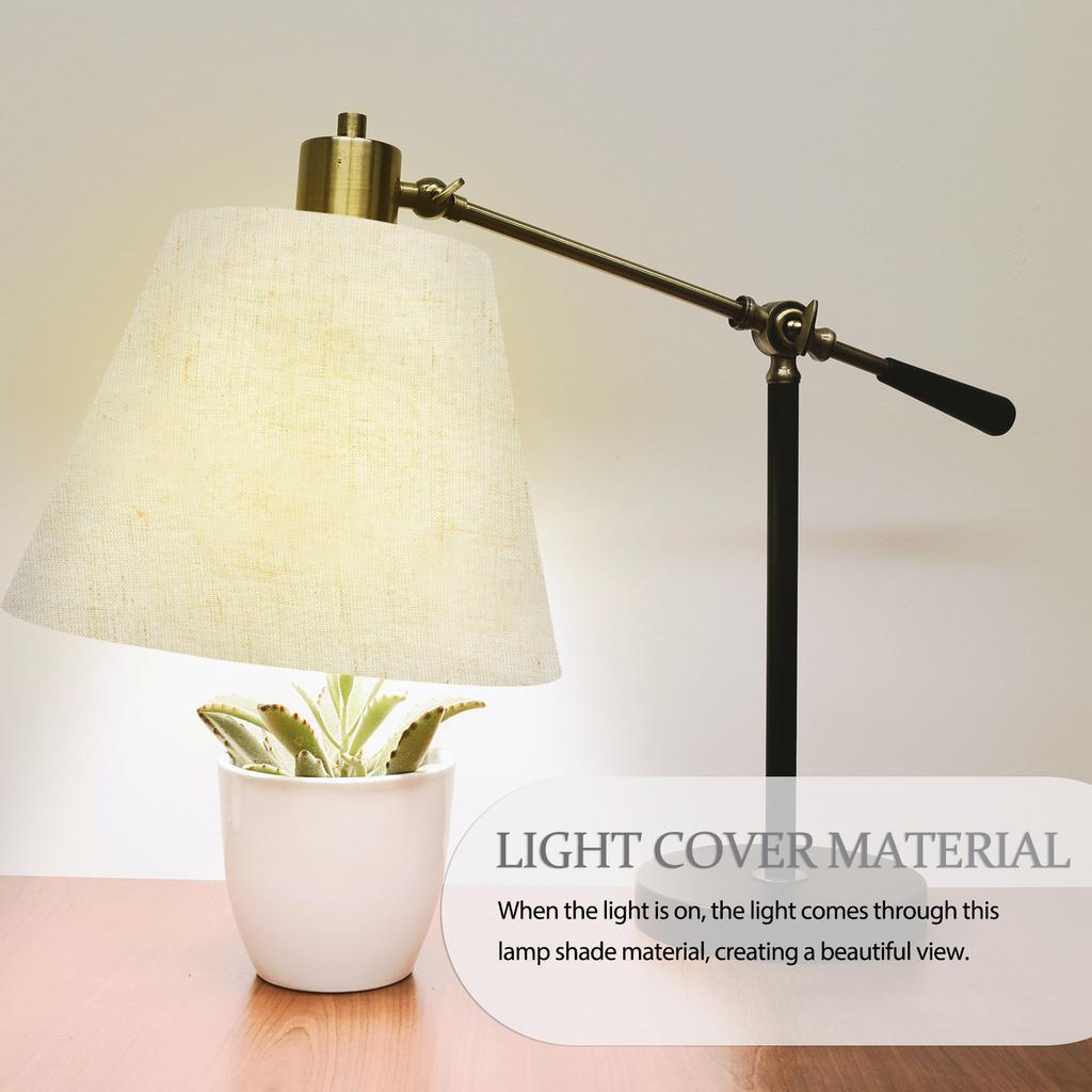 Stínidlo Materiál Látka DIY Předřezané Rustikální Kryt na stojací lampu Měkký na dotek Stínidlo Řemeslný materiál pro domácí projekt