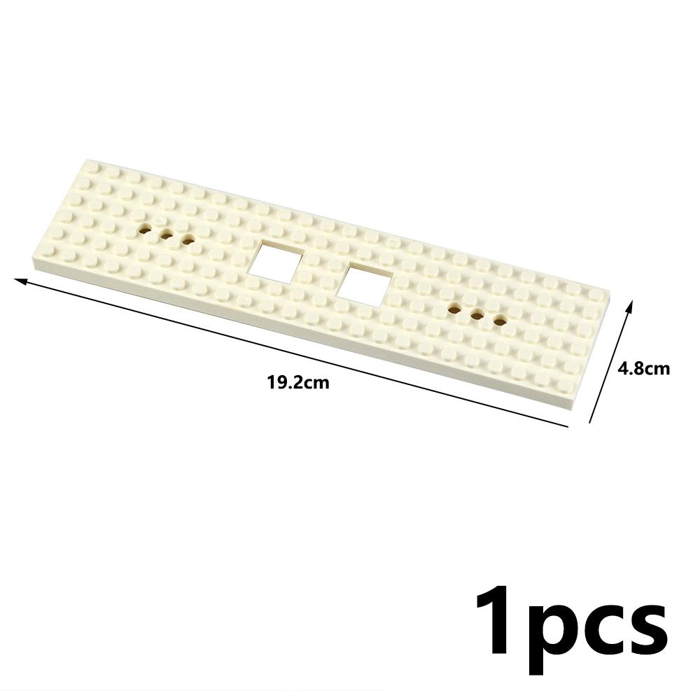 MOC High-Tech Train BasePlate 6x28 6x24 Dots Building Blocks Car Truck Bottom Plate