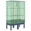 Vidaxl Raised Planter with Greenhouse, Rattan Look, 80X40X140 Cm