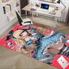 1pc Cartoon,Anime Office Carpet Soft Polyester Entrance Carpet Washable Non Slip Machine Washable In