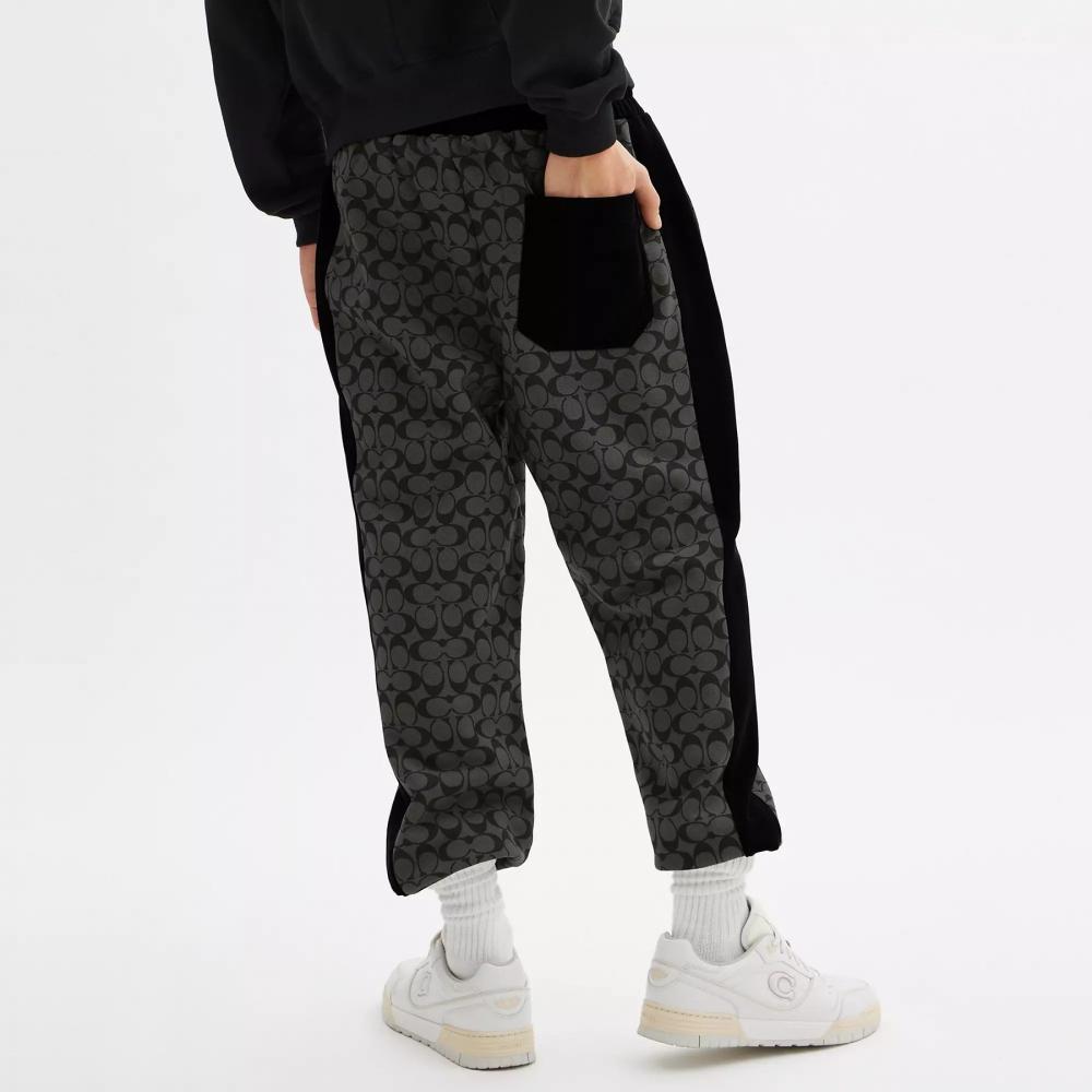 Coach Signature Sweatpants Khaki Signature