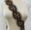 RM-800 Handmade Rhinestone Beaded Lace Trim Applique Sequin Beaded Trim for Bridal Beaded Trimming