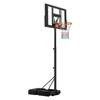Portable Basketball Stand, 1.35 to 3.05m Height Adjustment Basketball Hoop & Goal, Adjustable Basketballs Goal System with Built-in Rolling Wheels for