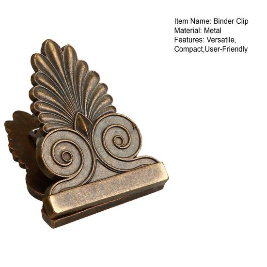 Yousheng Kovové klipy s listem Vintage Kovové spony na knihy pro TN Deník Scrapbooking Design stromu Kancelářské potřeby pro dekoraci školy