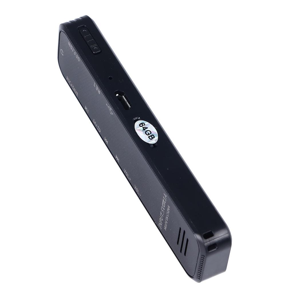 Digital Voice Recorder Professional Intelligent MP3 Player 64GB Memory Recording Pen for Lectures