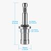 Light Stand Adapter 1.1 Inch To 0.6 Inch Light Stand Spigot for Photography Accessories C Light Stand Ball Head Flash Light