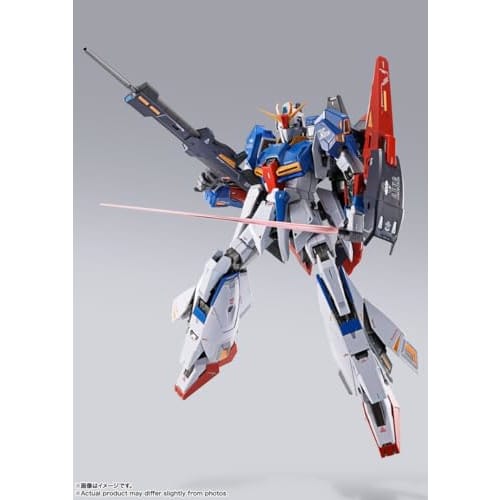 TAMASHII NATIONS METAL BUILD Mobile Suit Z Gundam Zeta Gundam, Approximately 190mm, PVC, ABS, and Die-cast Painted Action Figure