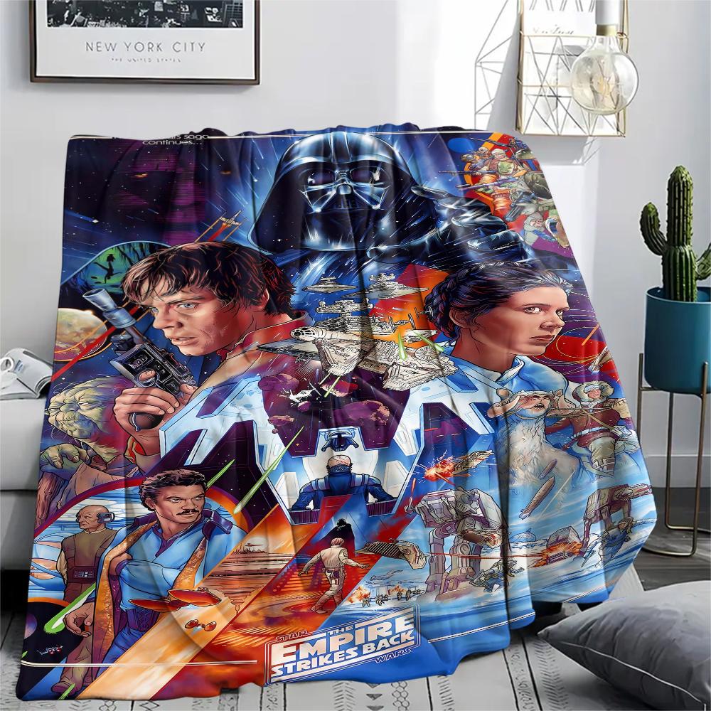 1 Pezzo Coperta in Flanella con Stampa Mandalorian, Alta Qualità, Confortevole per Tutte le Stagioni, Decorazione per la Casa, Calore e Comfort, Perfetta per Regali