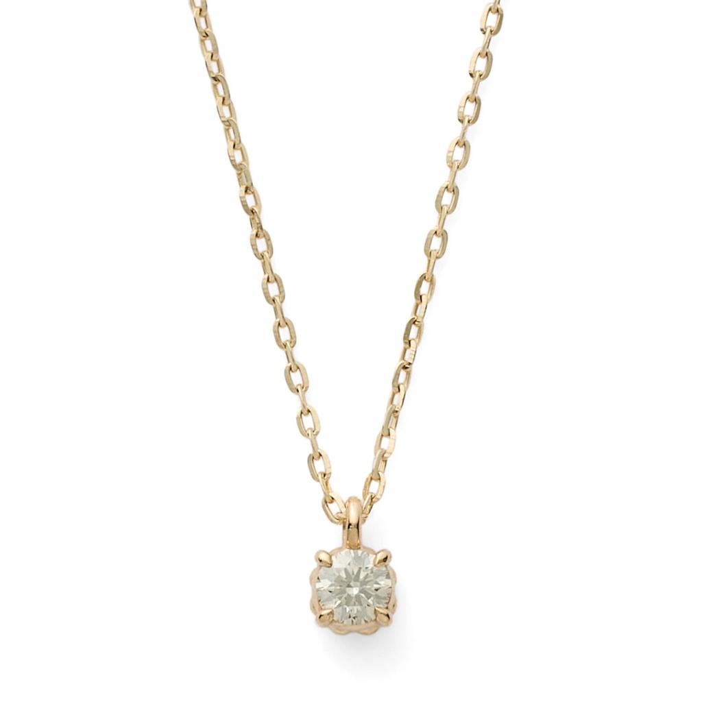 K10 Diamond Necklace 1024211648008999 [Agate] -