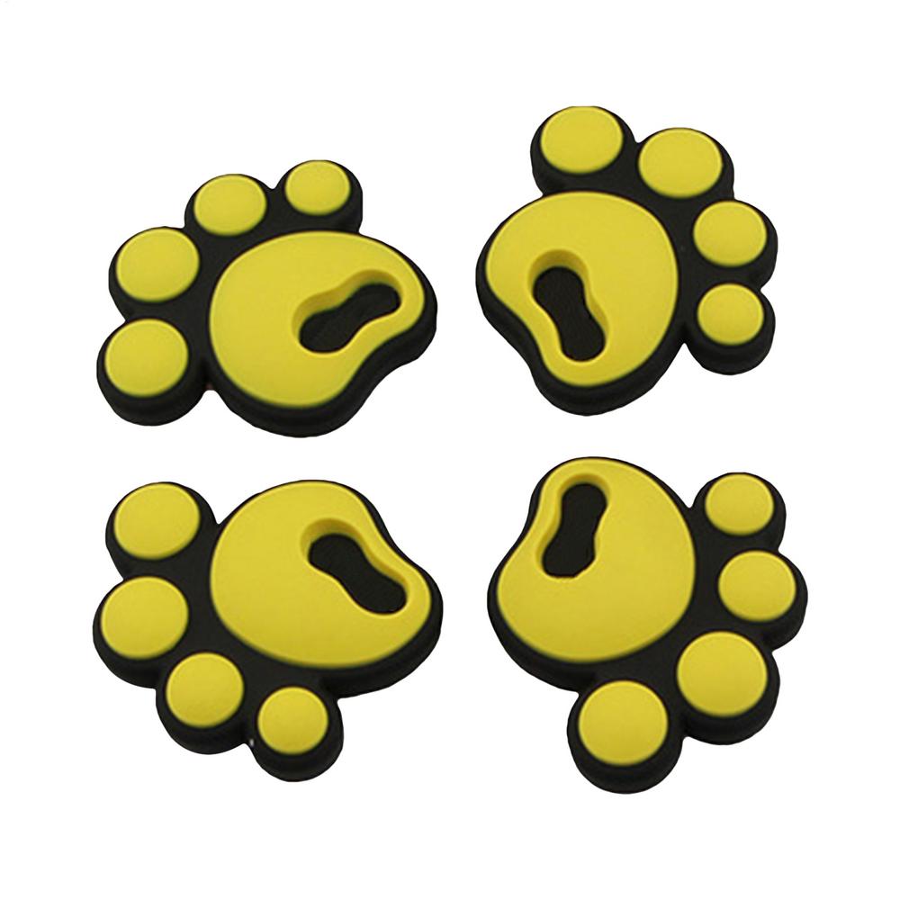 Сноуборд Stomp Pad Самоклеящаяся накладка на сноуборд 4 шт. Противоскользящие наклейки для сноуборда Накладки для сноуборда Подушечки для ног жёлтый