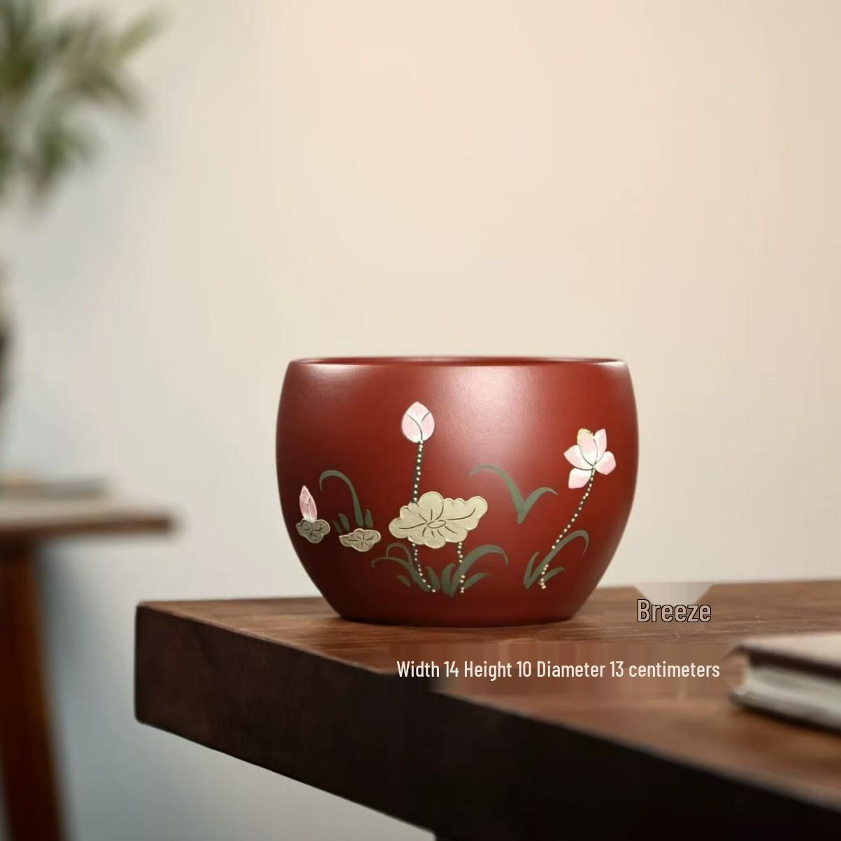 

Yixing Zisha Da Hong Pao Lotus Water Bowl