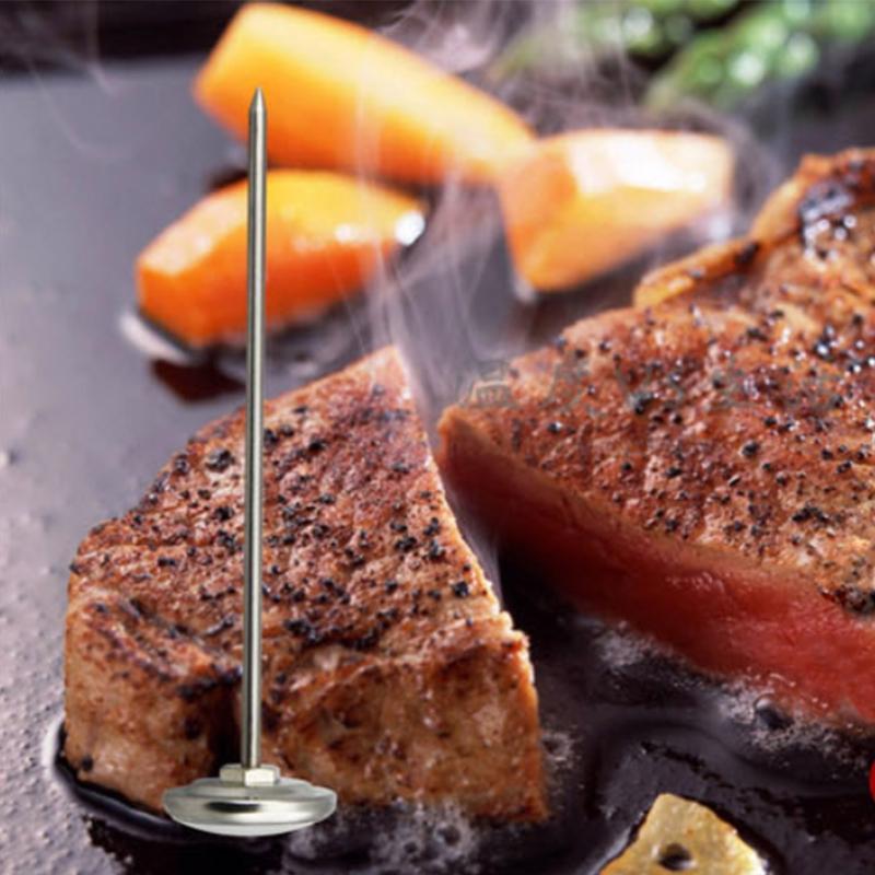 Genaues mechanisches Temperaturmessgerät Detektor Thermometer mit Sonde Lebensmittelgeeigneter Edelstahl für Küchenofen Sicherheit