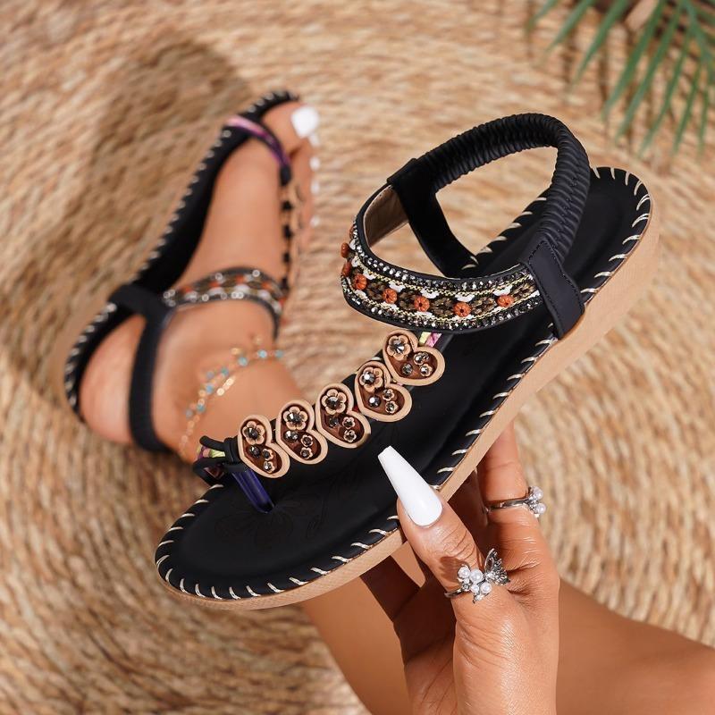 Women's New Flat Sandals for Beach Body Travel