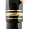 Great MONTBLANC fountain pen Meisterstück 149 Black gold 14K mens Used